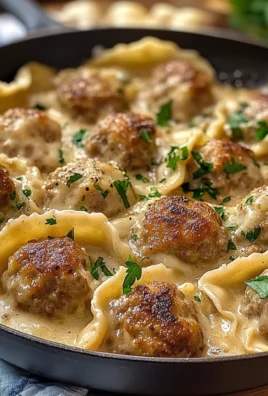 Pierogi and Meatball Skillet