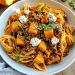 Pumpkin Beef Bolognese