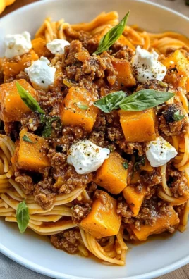 Pumpkin Beef Bolognese