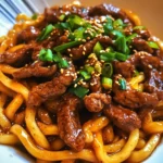 Quick and Flavorful Beef Black Pepper Udon