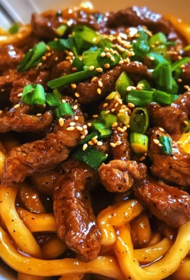 Quick and Flavorful Beef Black Pepper Udon