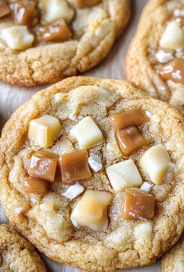 Salted Caramel White Chocolate Cookies