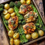Sheet Pan Garlic Butter Chicken and Veggies