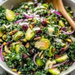 Simple Kale and Brussels Sprout Salad