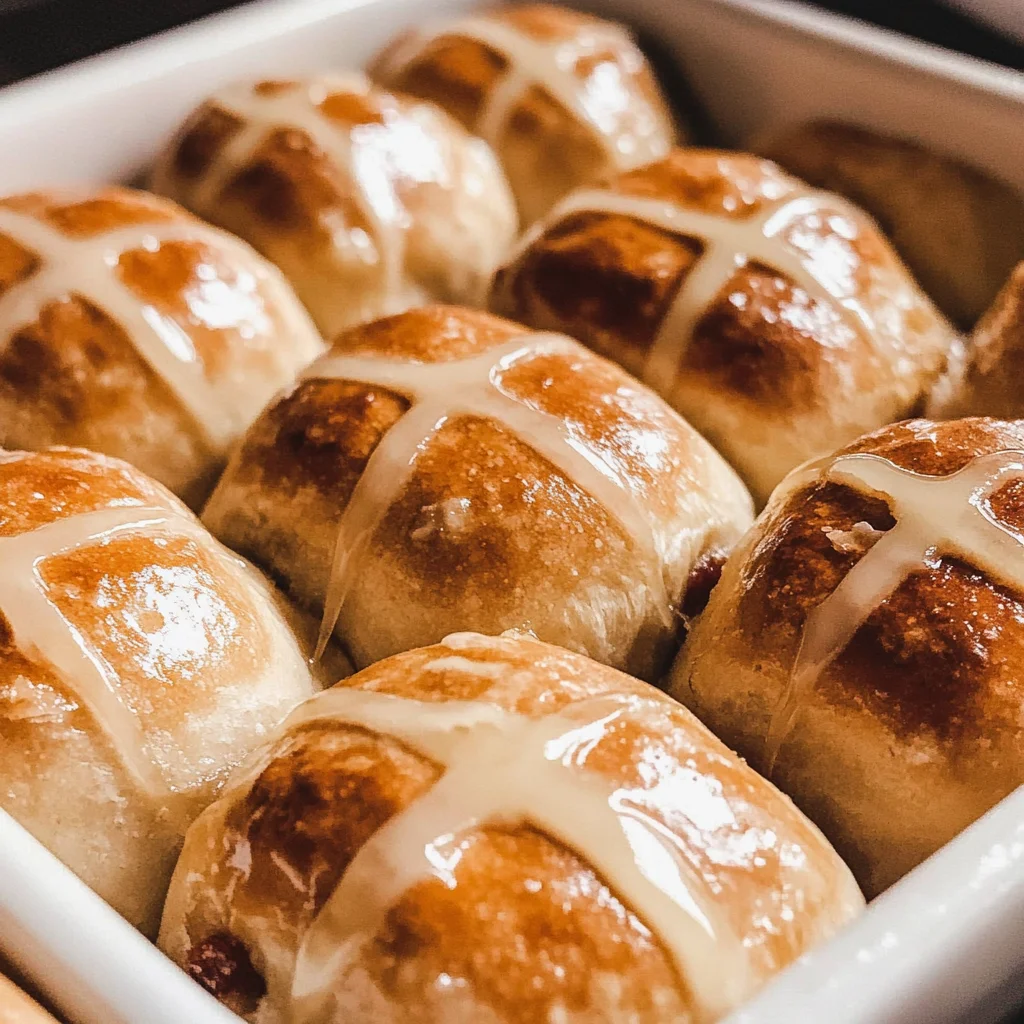Sourdough Hot Cross Buns