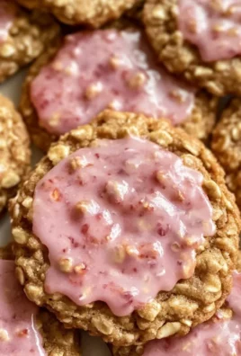 Strawberry Iced Oatmeal Cookies Recipe