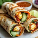 Sweet Chili Halloumi Wraps