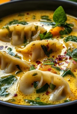 Thai Potsticker Coconut Soup