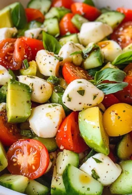 Tomato Cucumber Mozzarella Salad (VIDEO)