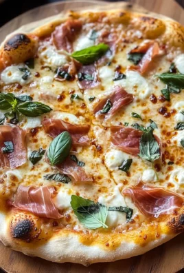 White Pizza with Prosciutto & Hot Honey