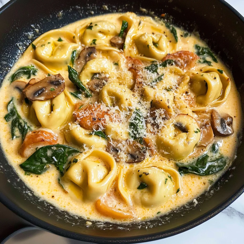 creamy tortellini