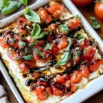 Baked Goat Cheese Bruschetta Dip