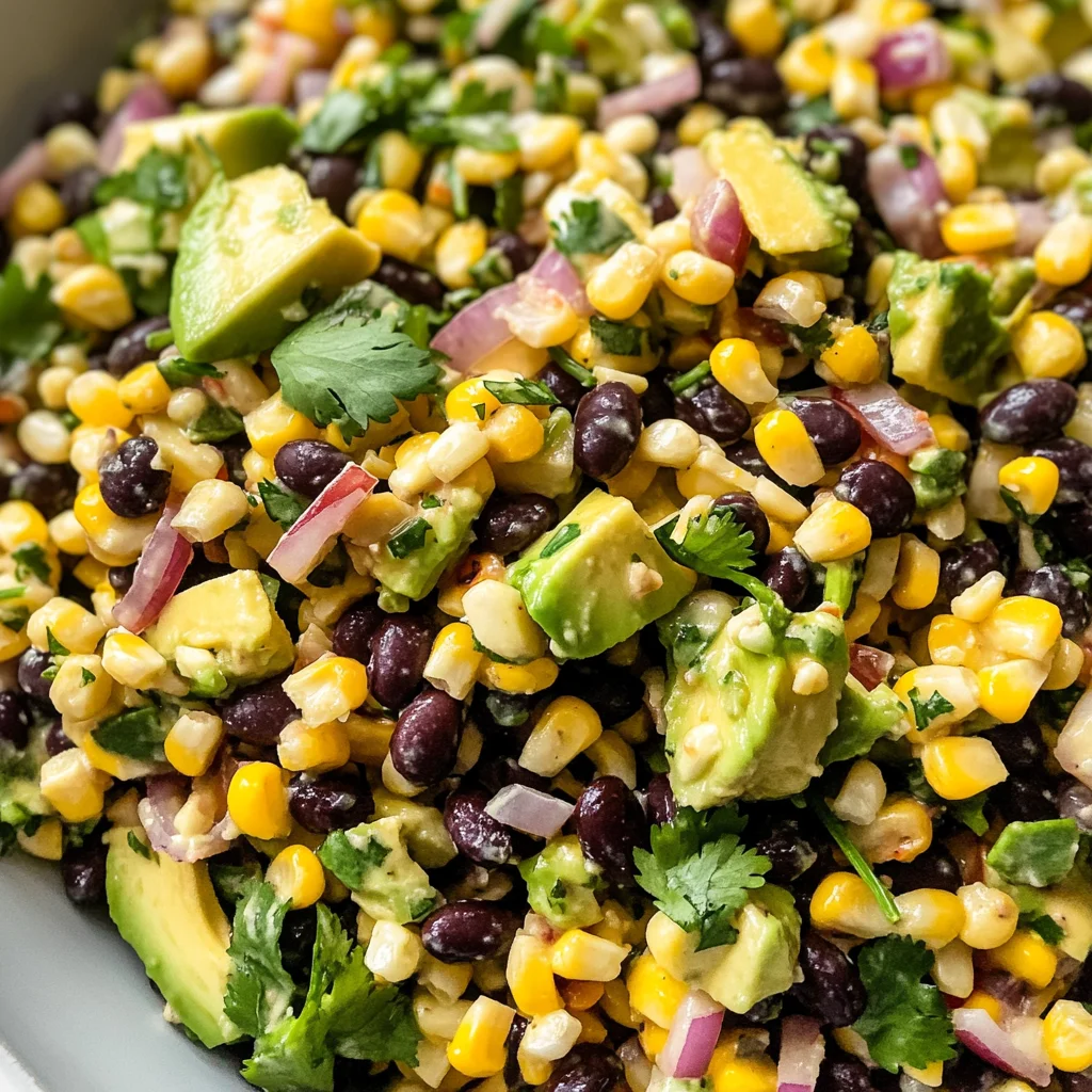 Black Bean Corn Avocado Salad