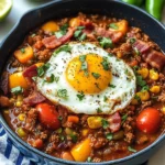 Breakfast Chili and Eggs