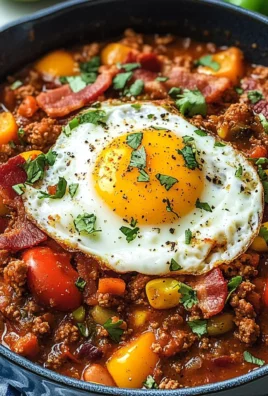 Breakfast Chili and Eggs