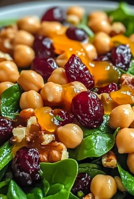 Brighten Your Day with Cranberry Walnut Chickpea Salad Delight
