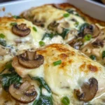 Chicken spinach and mushroom
