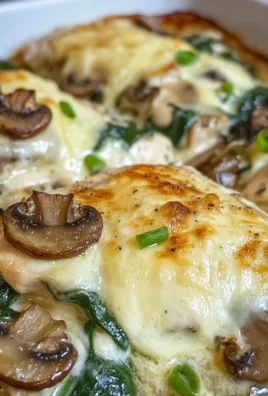 Chicken spinach and mushroom