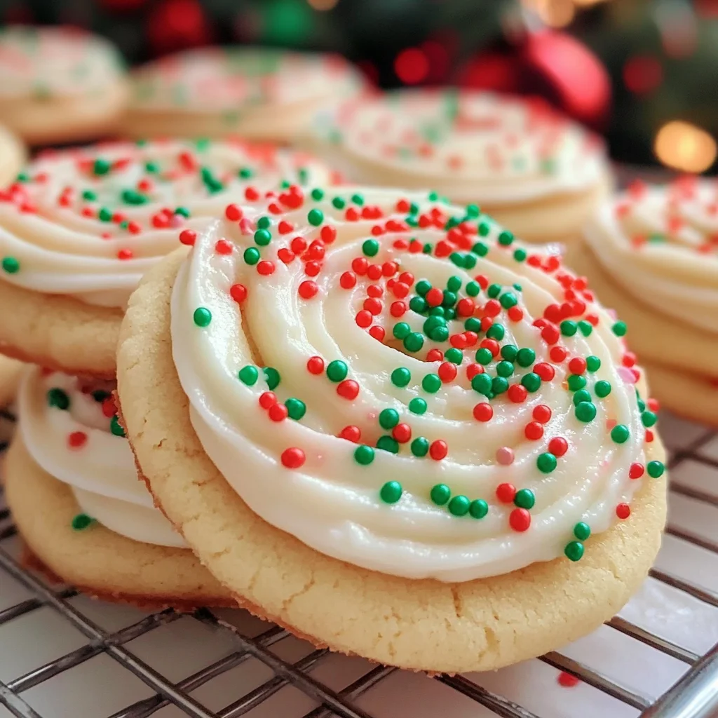 Christmas Sugar Cookies (Crumbl Copycat)