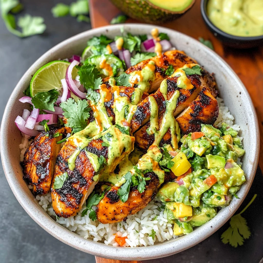 Cilantro Lime Chicken Bowls