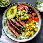Cilantro Lime Steak Bowls