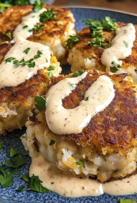 Crab Cakes Recipe with Creamy Crab Cake Sauce