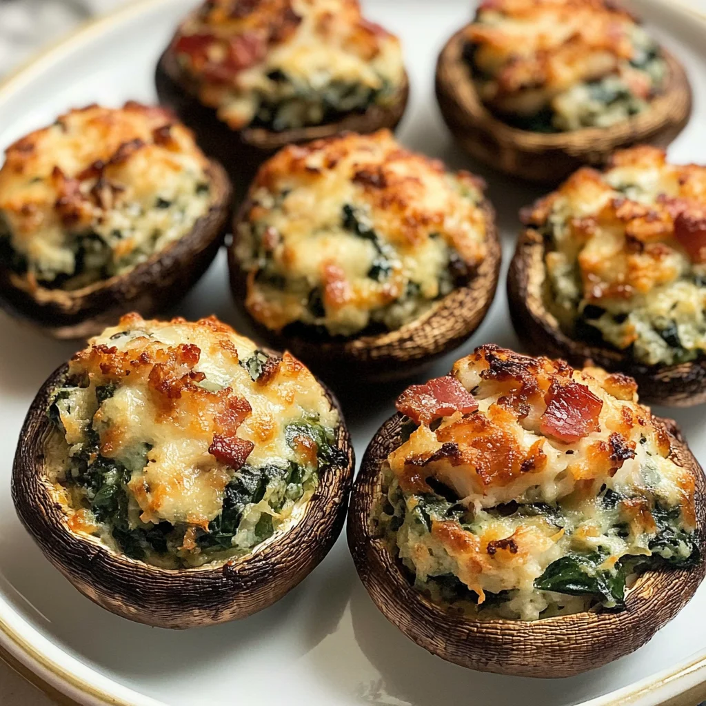 Crab Stuffed Mushrooms