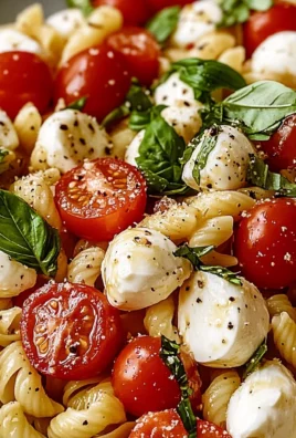Creamy Caprese Pasta Salad