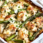 Creamy Chicken Bake Recipe with Asparagus