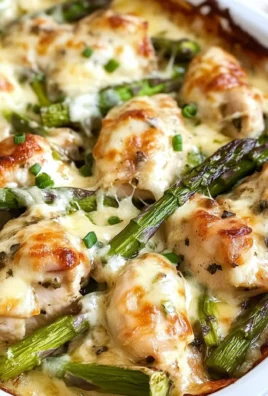 Creamy Chicken Bake Recipe with Asparagus