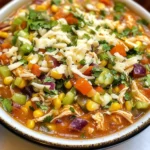 Creamy Chicken Enchilada Soup (Easy One-Pot Recipe)