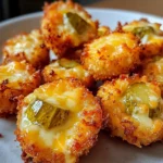 Crispy Pickle Cheese Bites
