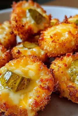 Crispy Pickle Cheese Bites
