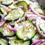 Cucumber Everything Bagel Salad