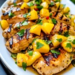 Grilled Mango Pineapple Chicken