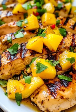 Grilled Mango Pineapple Chicken