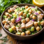 Healthy Tuna Garbanzo Bean Salad