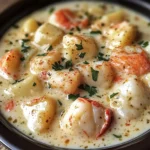 Indulge in Creamy Lobster & Scallop Chowder Delight