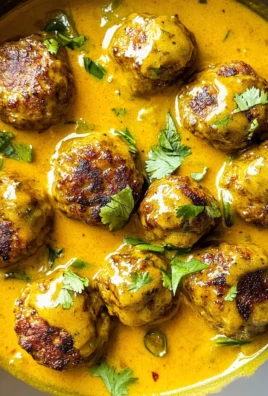 Jerk Meatballs In Coconut Curry Sauce