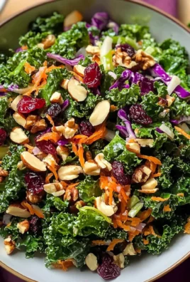 Kale Salad with Cranberries