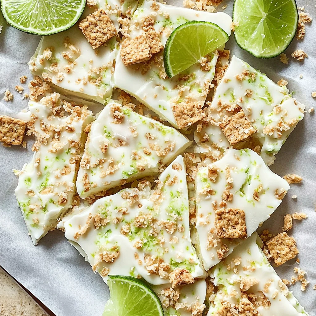 Key Lime Pie Yogurt Bark Recipe