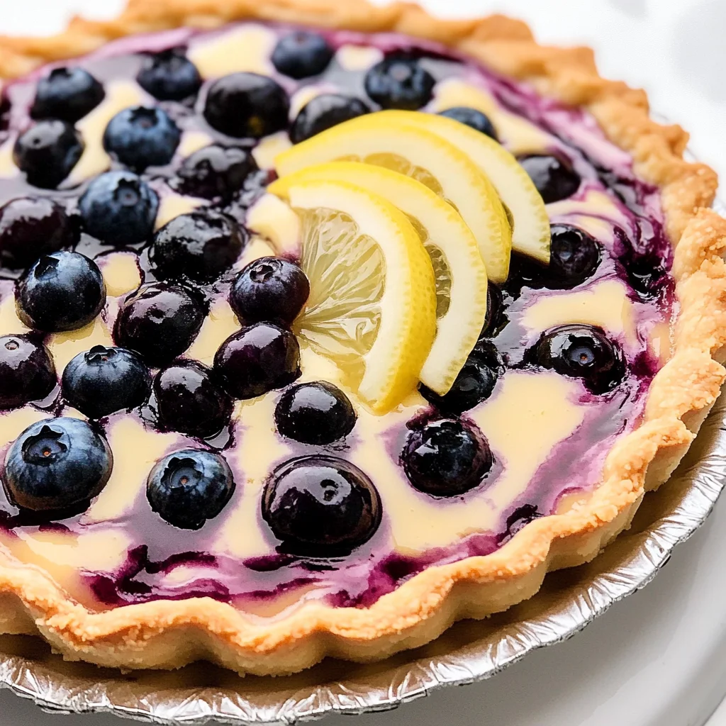 Lemon Blueberry Tart