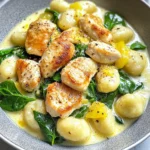 Lemon Gnocchi With Chicken