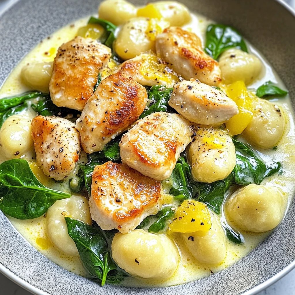 Lemon Gnocchi With Chicken