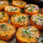 Parmesan Herb Sweet Potato Medallions Recipe