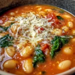 Parmesan Tomato Cannellini Bean Soup Recipe