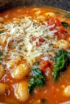 Parmesan Tomato Cannellini Bean Soup Recipe