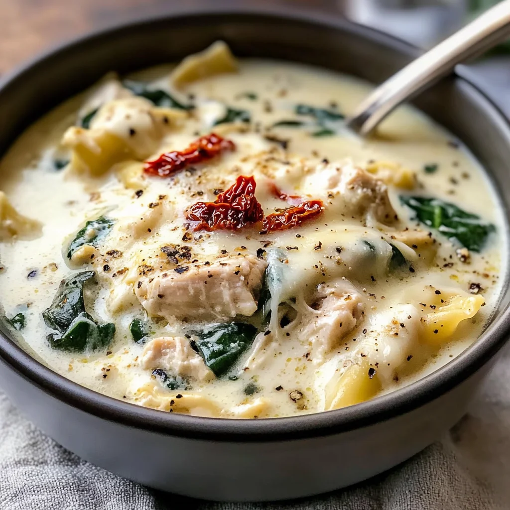 Quick White Lasagna Soup