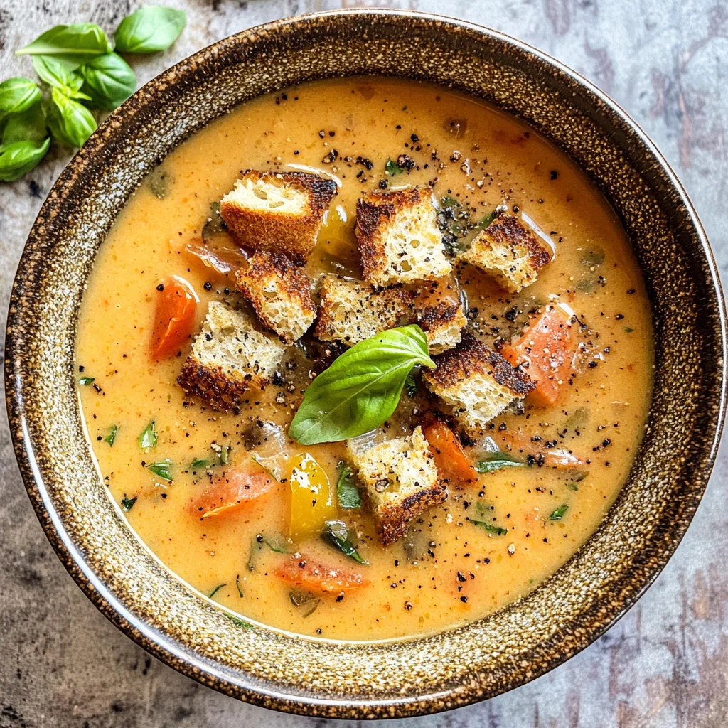 Roasted Tomato Basil Soup