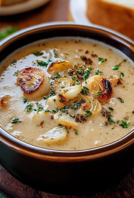 Rustic Country French Garlic Soup